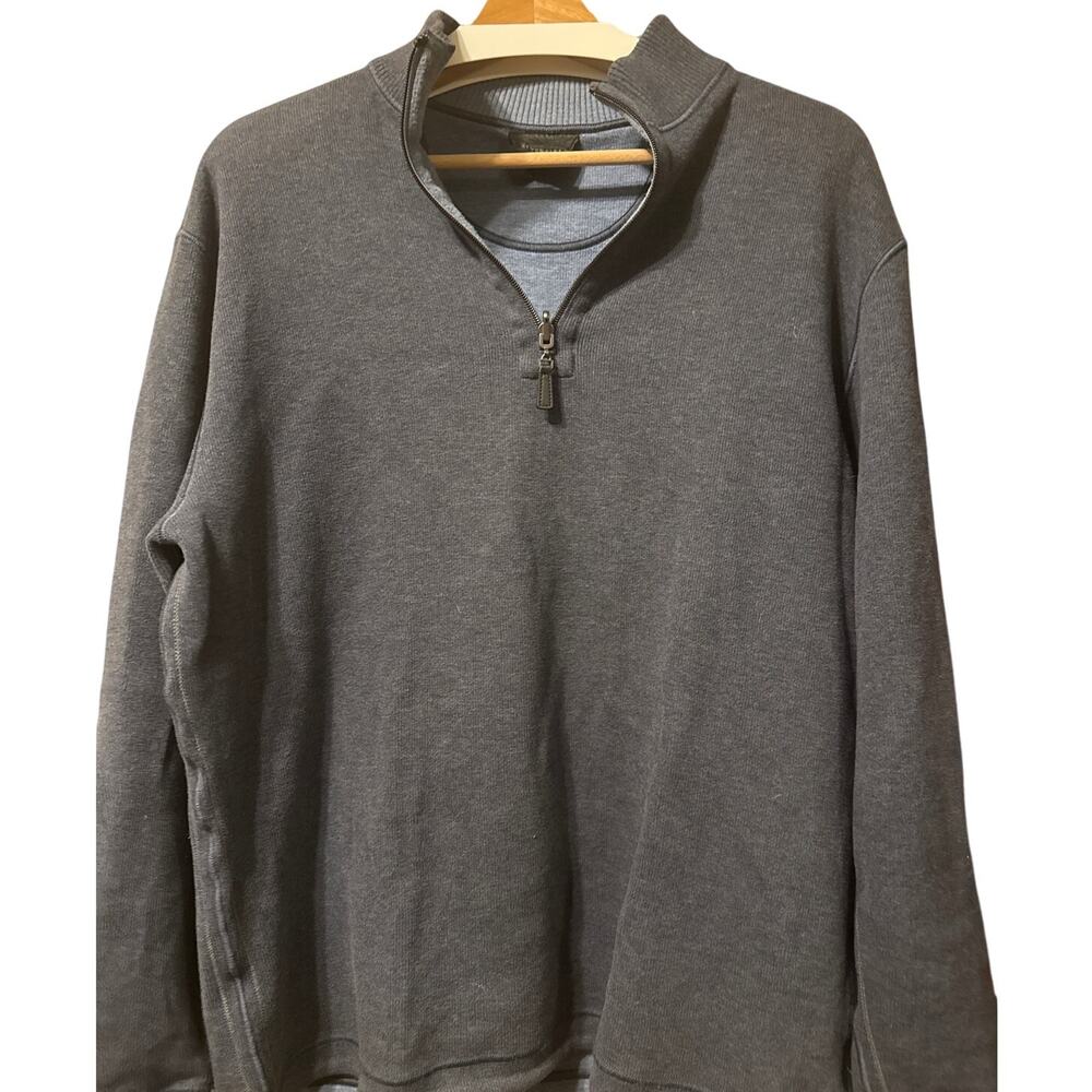 Age of Wisdom 100% Cotton Reversible Blues Sweater,‎ Mens, M